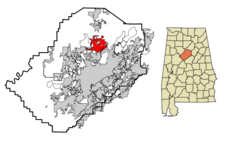 Gardendale locator map.png
