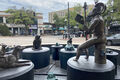 The Storyteller Fountain after conservation in June 2023