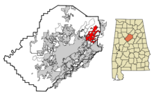 Trussville locator map.png