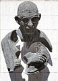 Tinsley Harrison statue, 1987